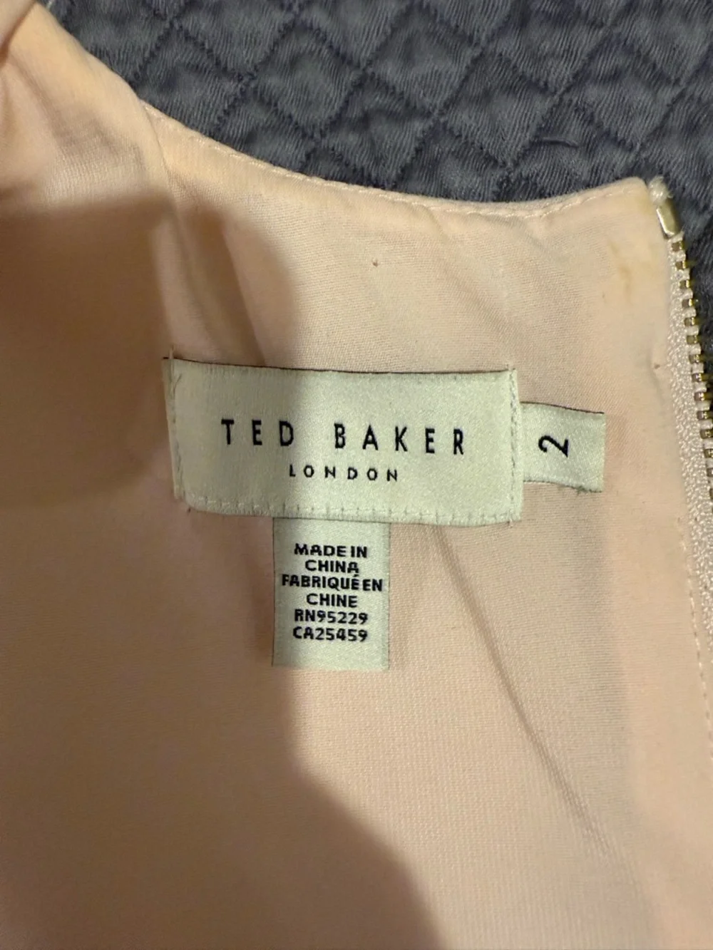 Ted Baker Soft Blush Sleeveless Midi Dress - Picture 10 of 11